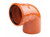 ОТВОД ДЛЯ НАРУЖНОЙ КАНАЛИЗАЦИИ (ОРАНЖЕВЫЙ) ДН 160 90 ГРАД