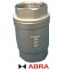 Клапан обратный нержавеющий резьбовой (внутренние резьбы) ABRA-D12 PN40 фото 2