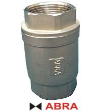 Клапан обратный нержавеющий резьбовой (внутренние резьбы) ABRA-D12 PN40 фото 1